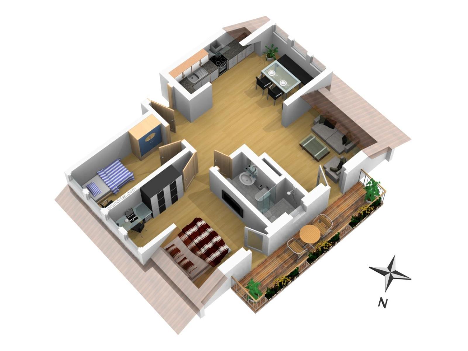 Baude III - Loewenbaude Braunlage Apartment Phòng bức ảnh